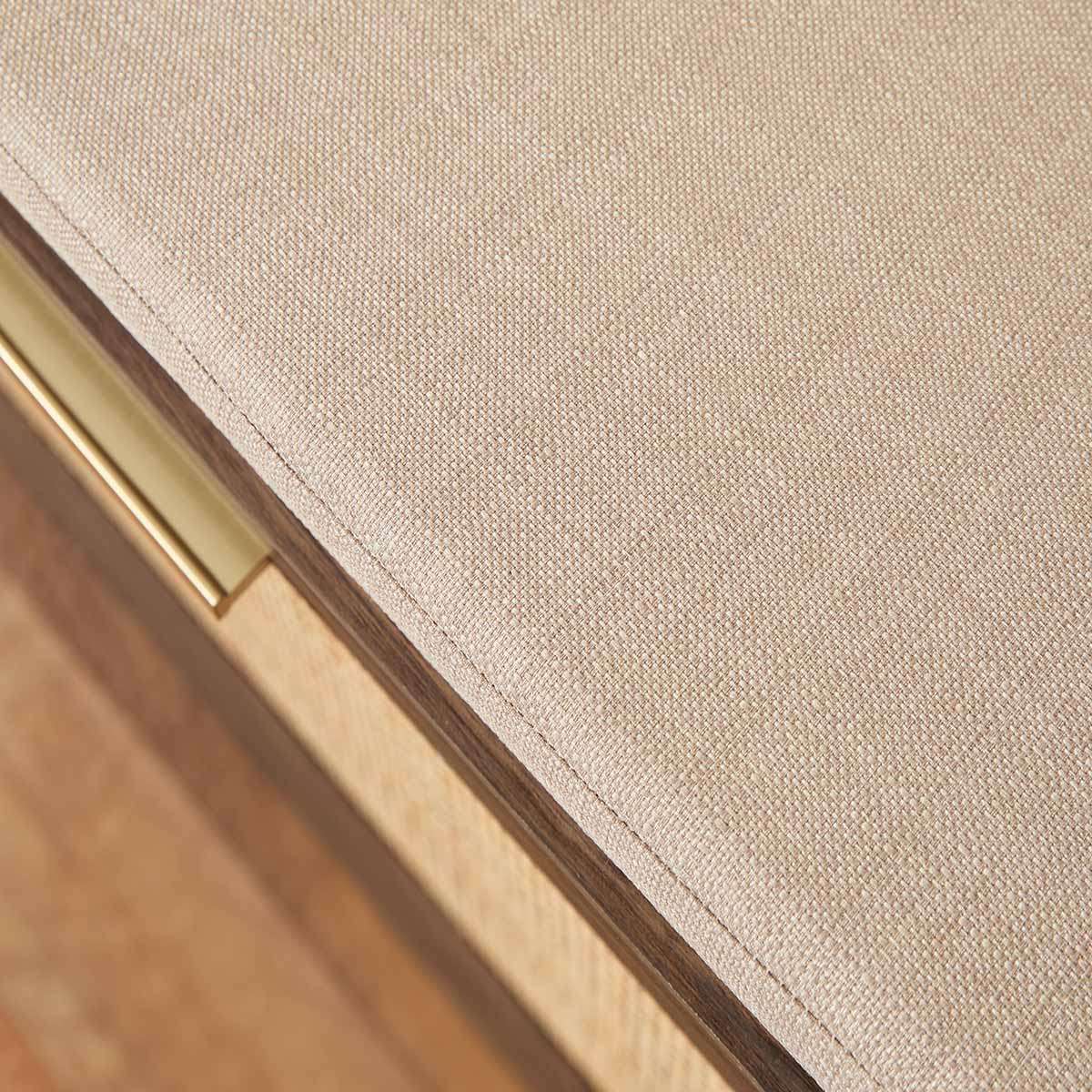 Noosa Rattan Storage Bench Seat - Walnut - Image 7