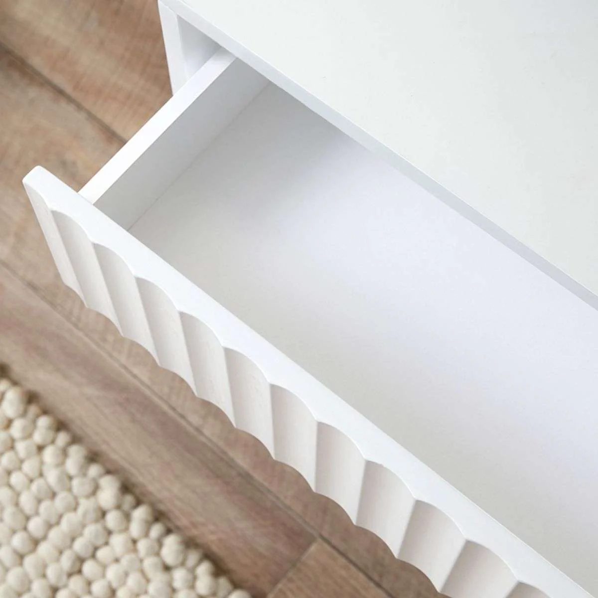 Nyla Bedside Table - White - Image 4