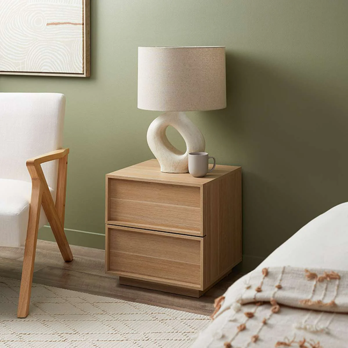Osaka Bedside Table - Natural - Image 3
