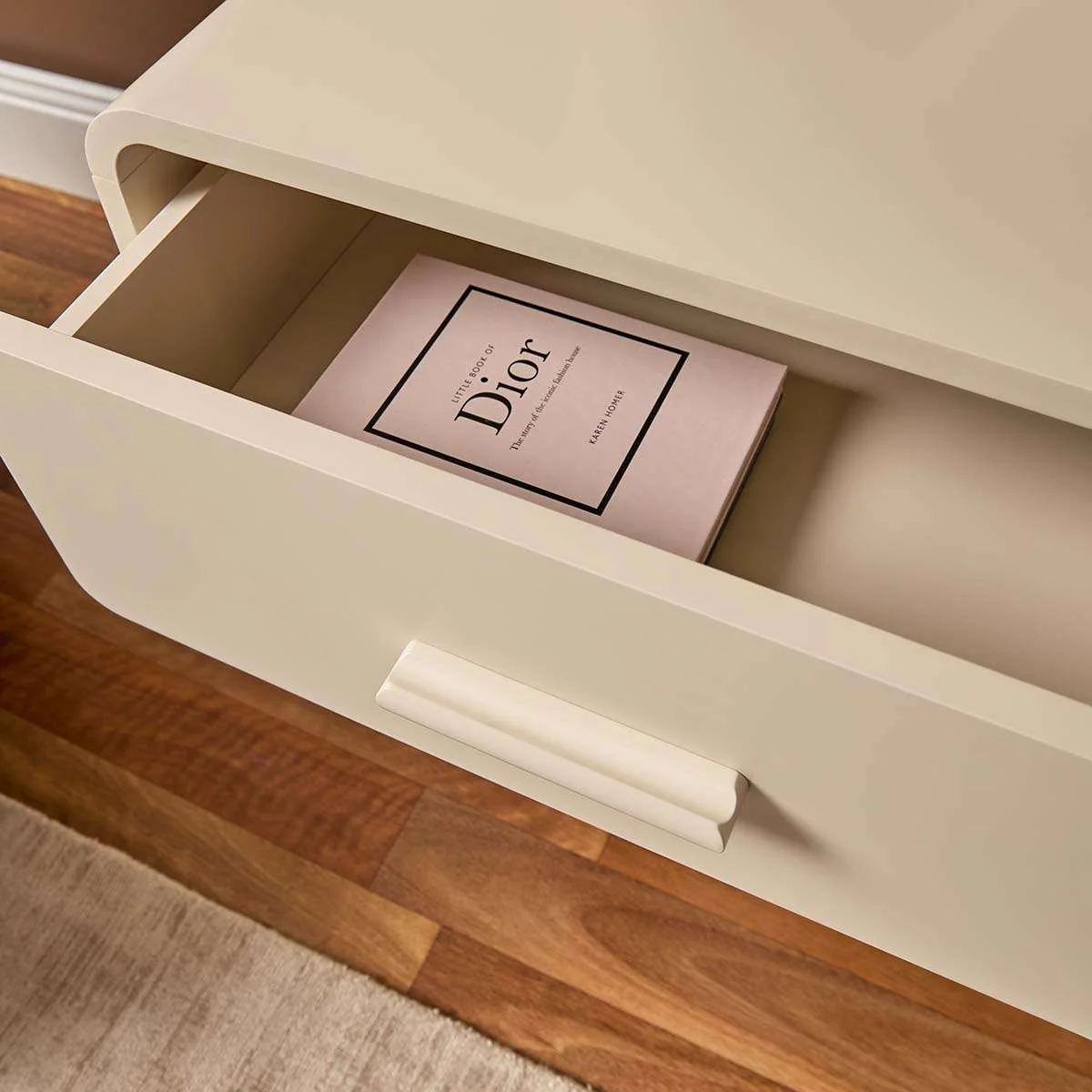 Otis Bedside Table - Beige - Image 5