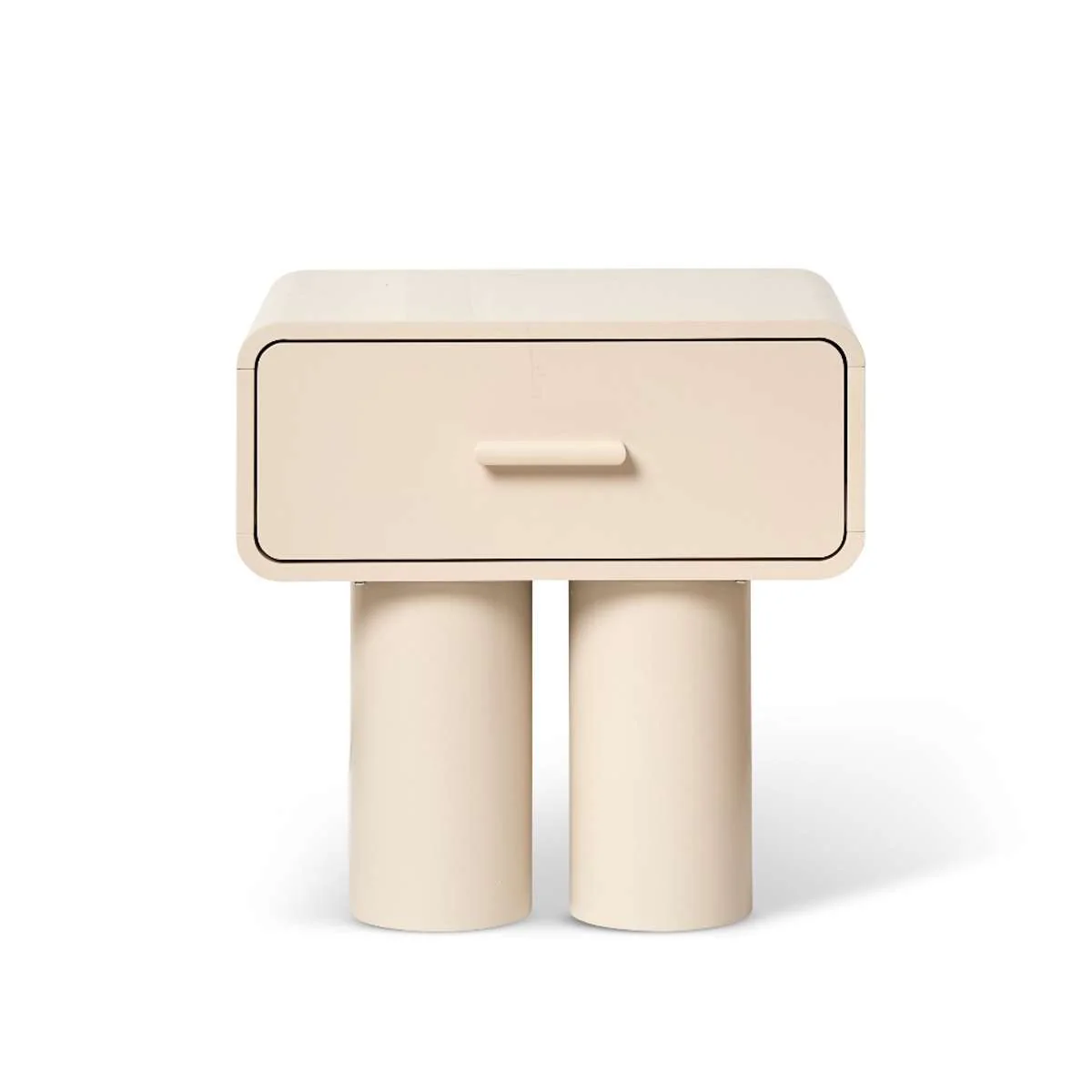 Otis Bedside Table - Beige - Image 9