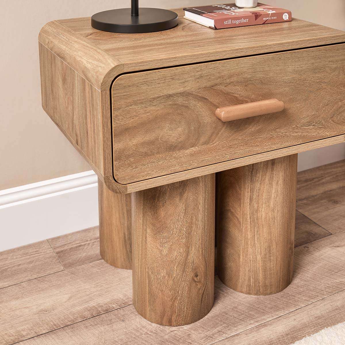Otis Bedside Table - Pecan - Image 4