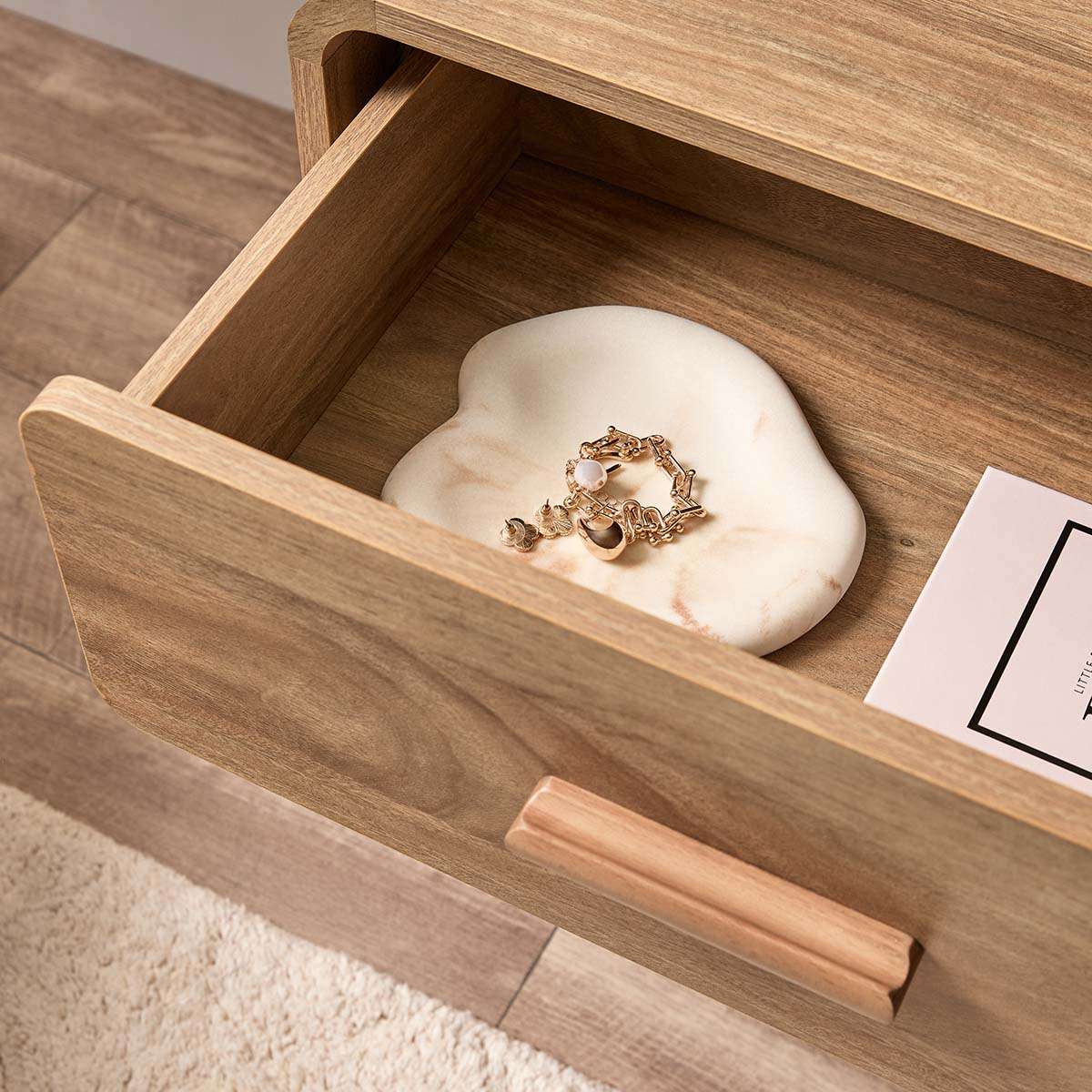 Otis Bedside Table - Pecan - Image 5