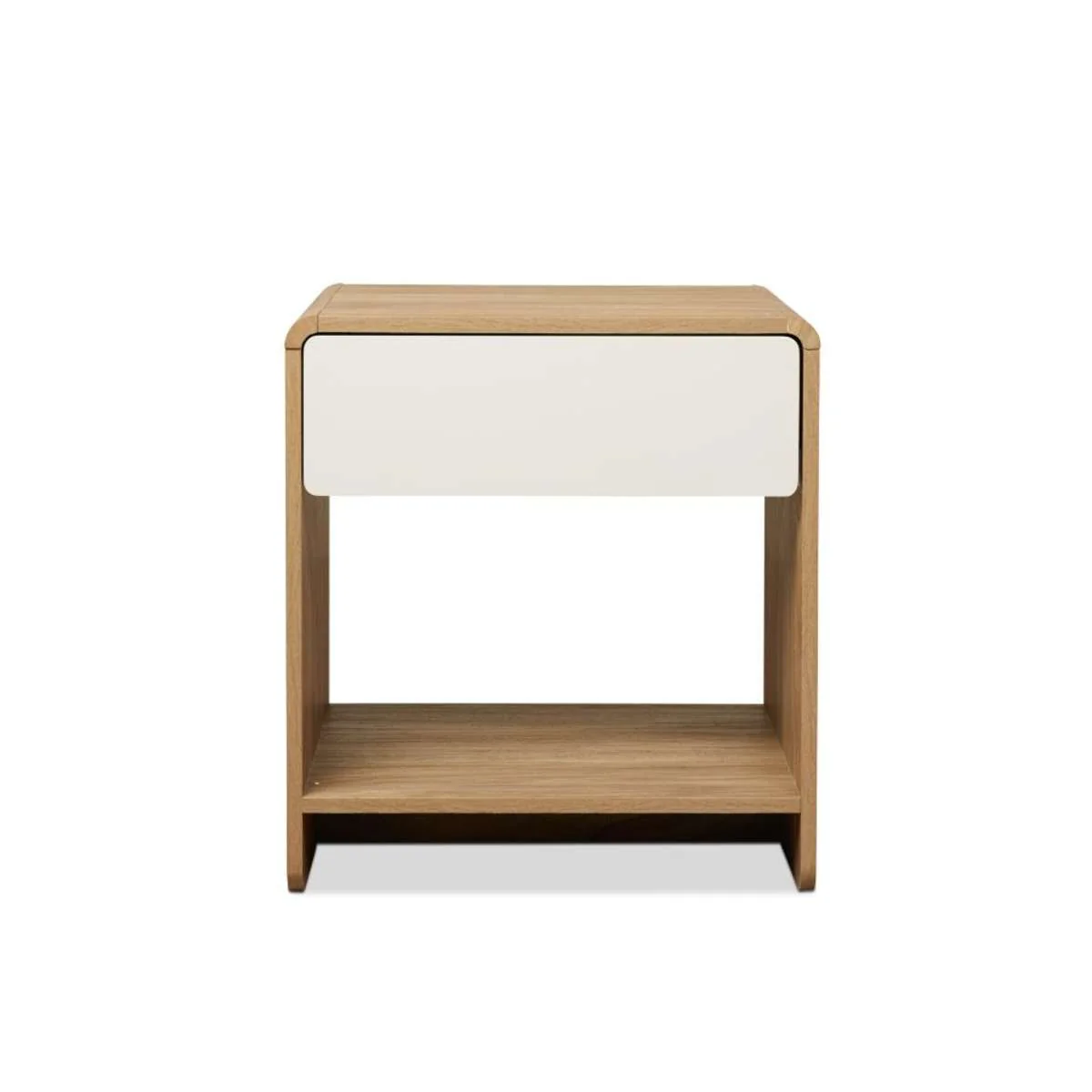 Owen Bedside Table - Pecan/Beige - Image 13