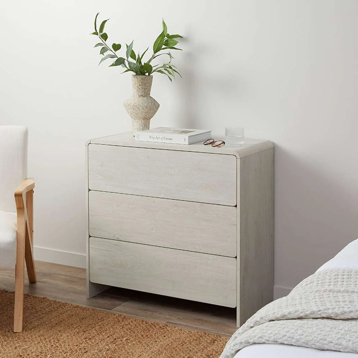 Owen Three Drawer - Cream - Image 3