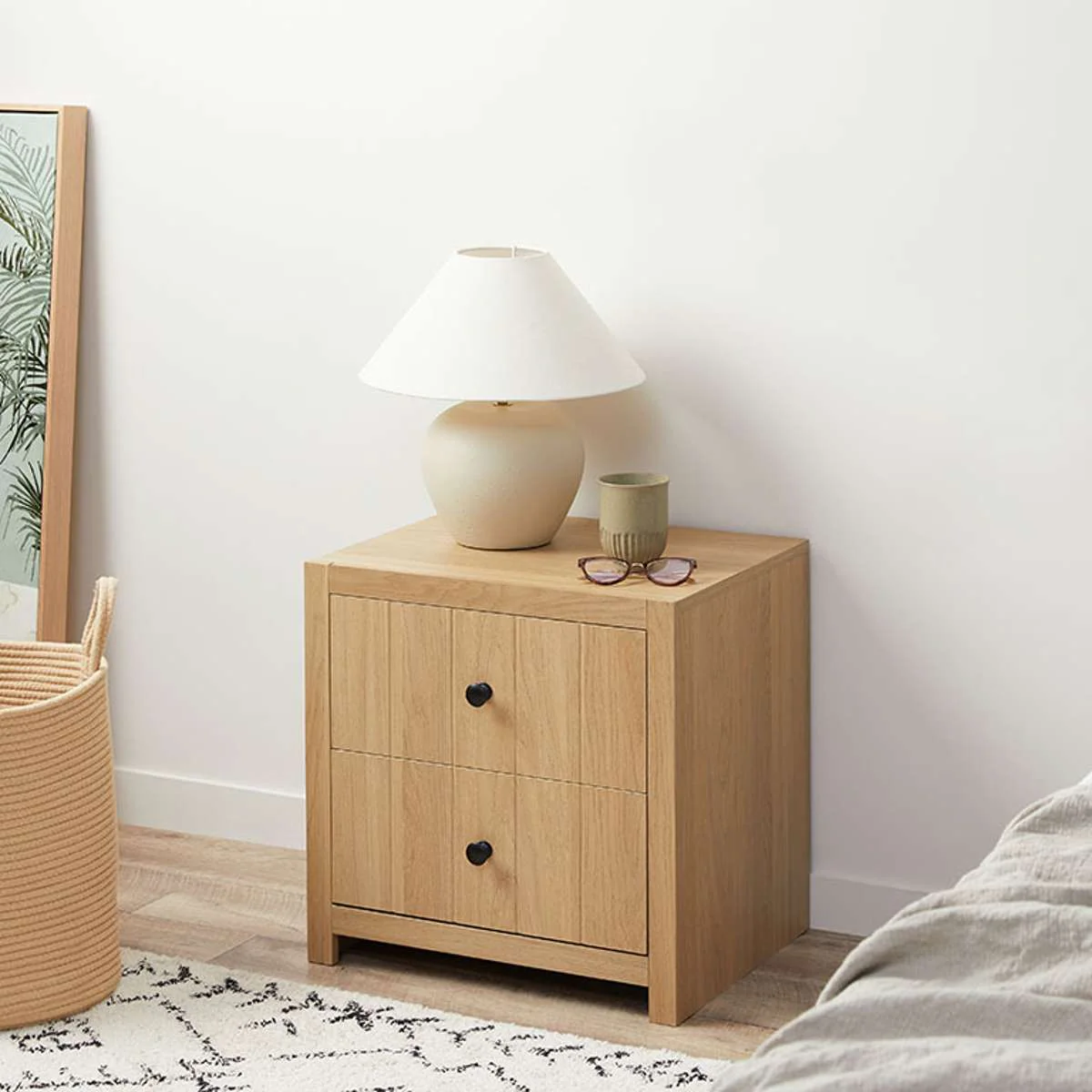 Portland Bedside Table - Natural - Image 3