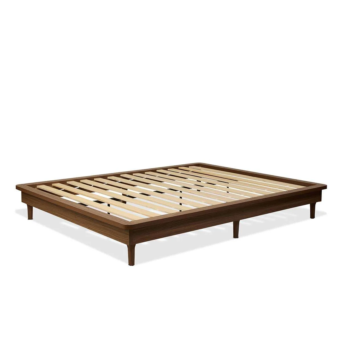 Queen Bed Base - Walnut - Image 7