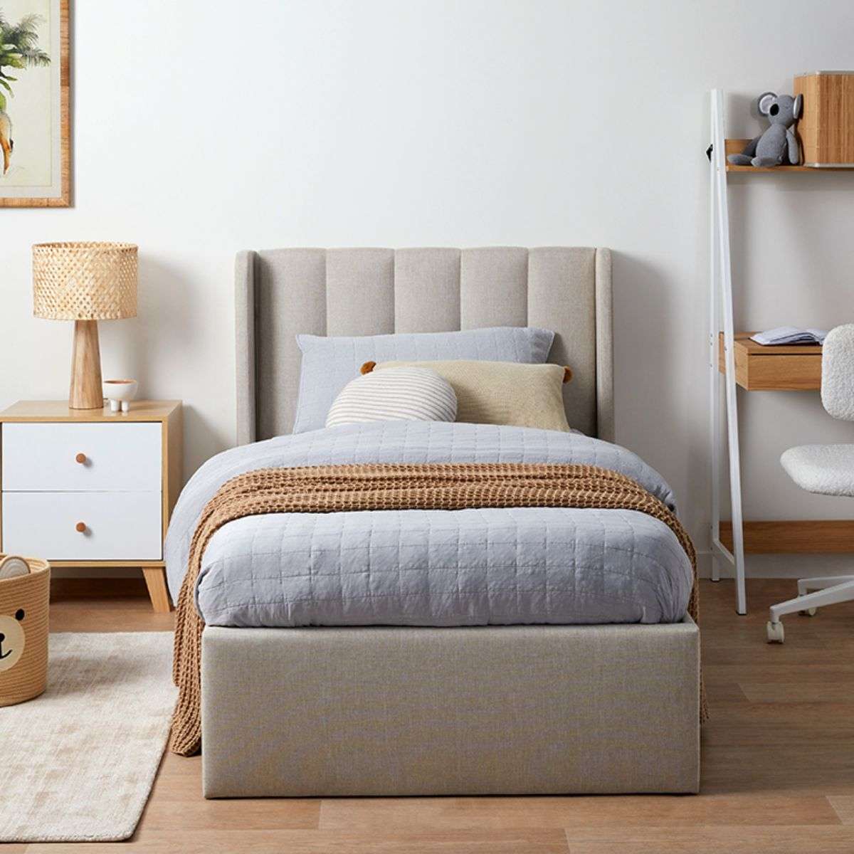 Quinn Single Bed - Natural - Image 6