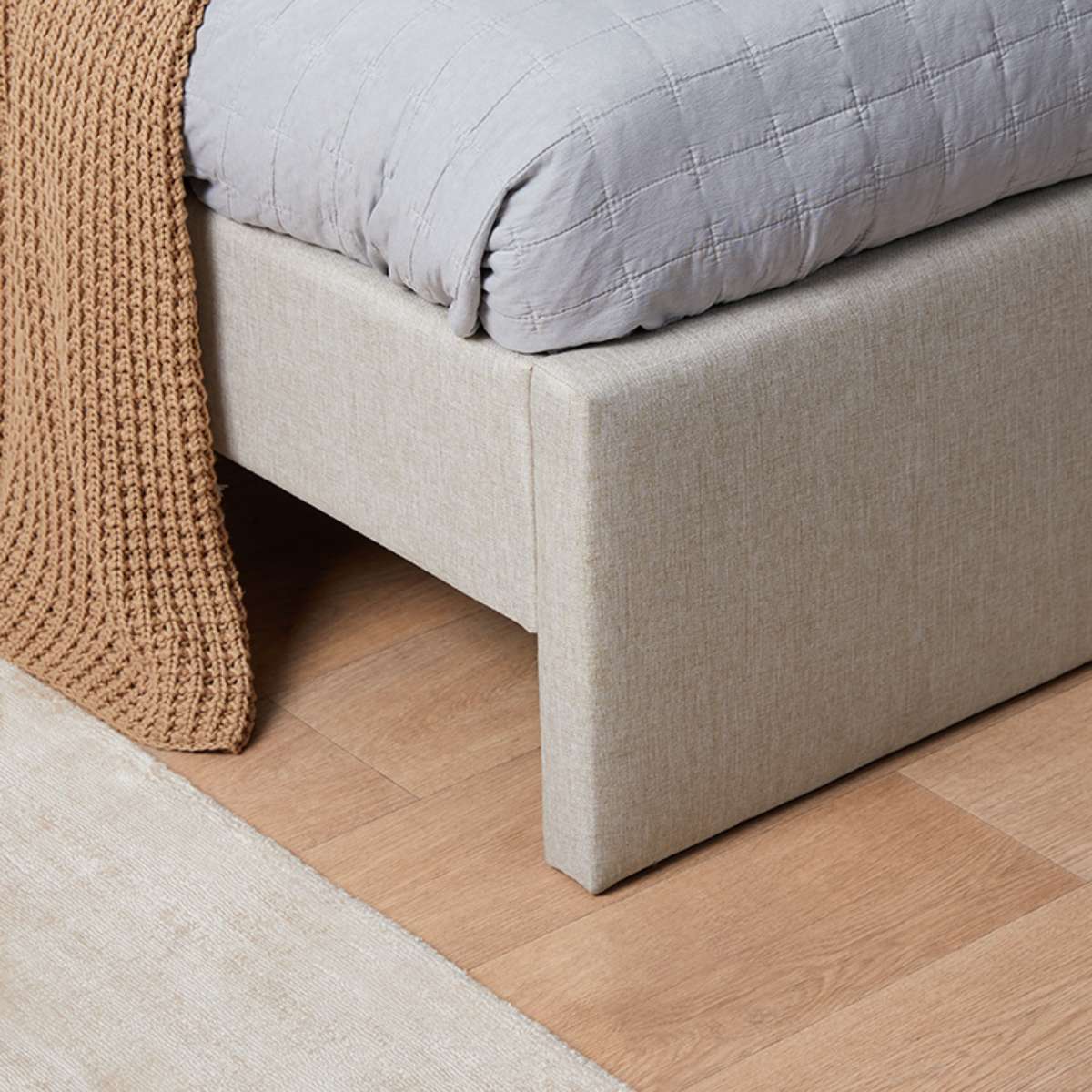 Quinn King Single Bed - Natural - Image 10