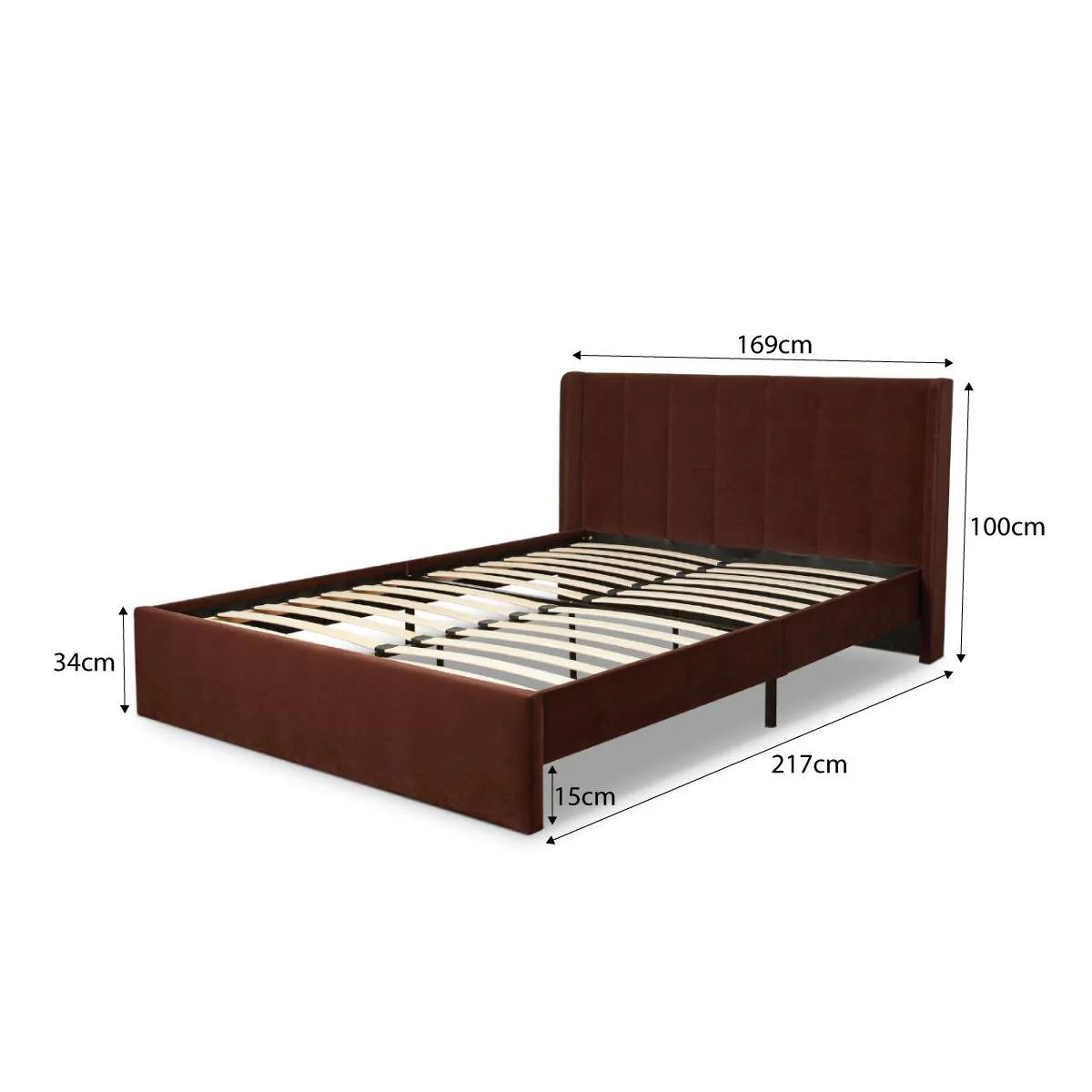 Quinn Queen Bed - Chocolate - Image 7