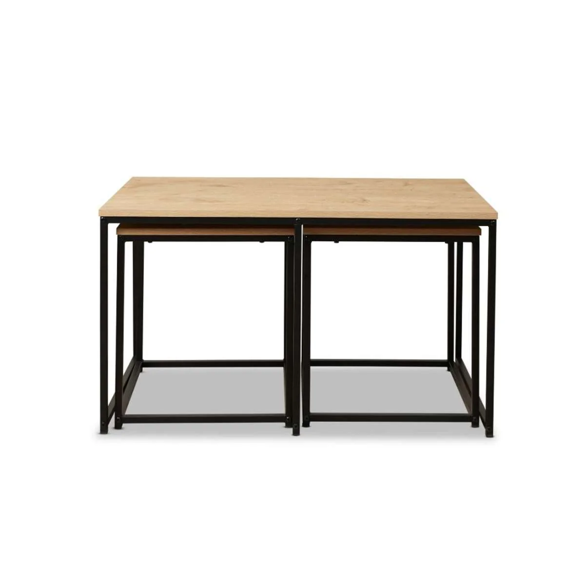 Reese Coffee and Side Table Set - Natural/Black - Image 10