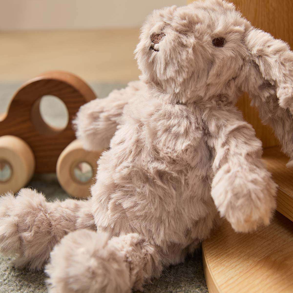 Rosie Rabbit Plush Toy Small - Silver - Image 3