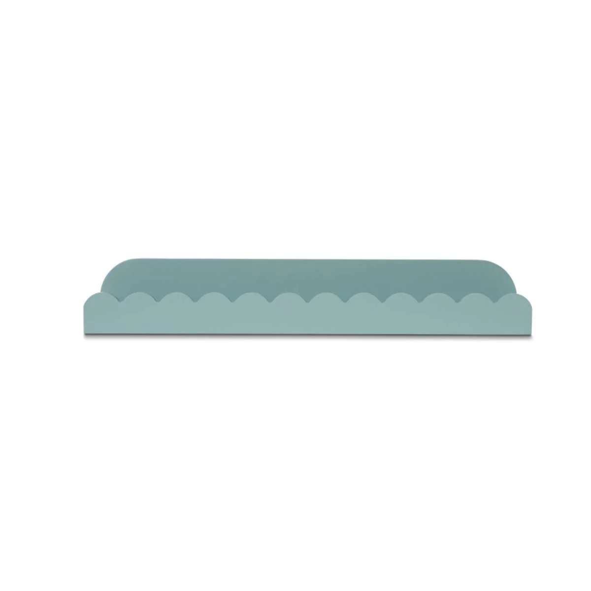 Sarah Scalloped Wall Shelf - Sage Green - Image 11