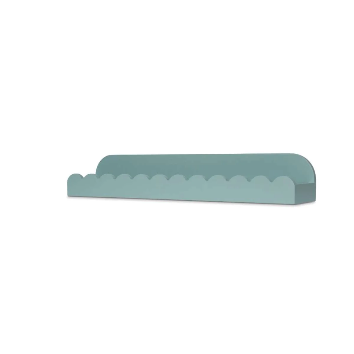 Sarah Scalloped Wall Shelf - Sage Green - Image 12