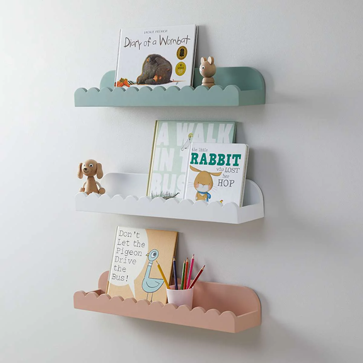 Sarah Scalloped Wall Shelf - White - Image 9
