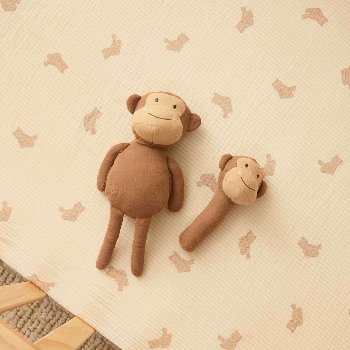 Soft Cotton Monkey Rattle - Image 4