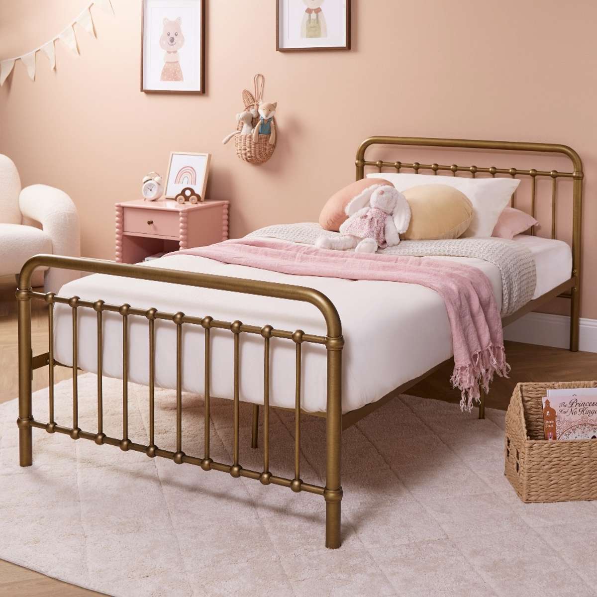 Sonata Bed - King Single - Bronze - Image 4