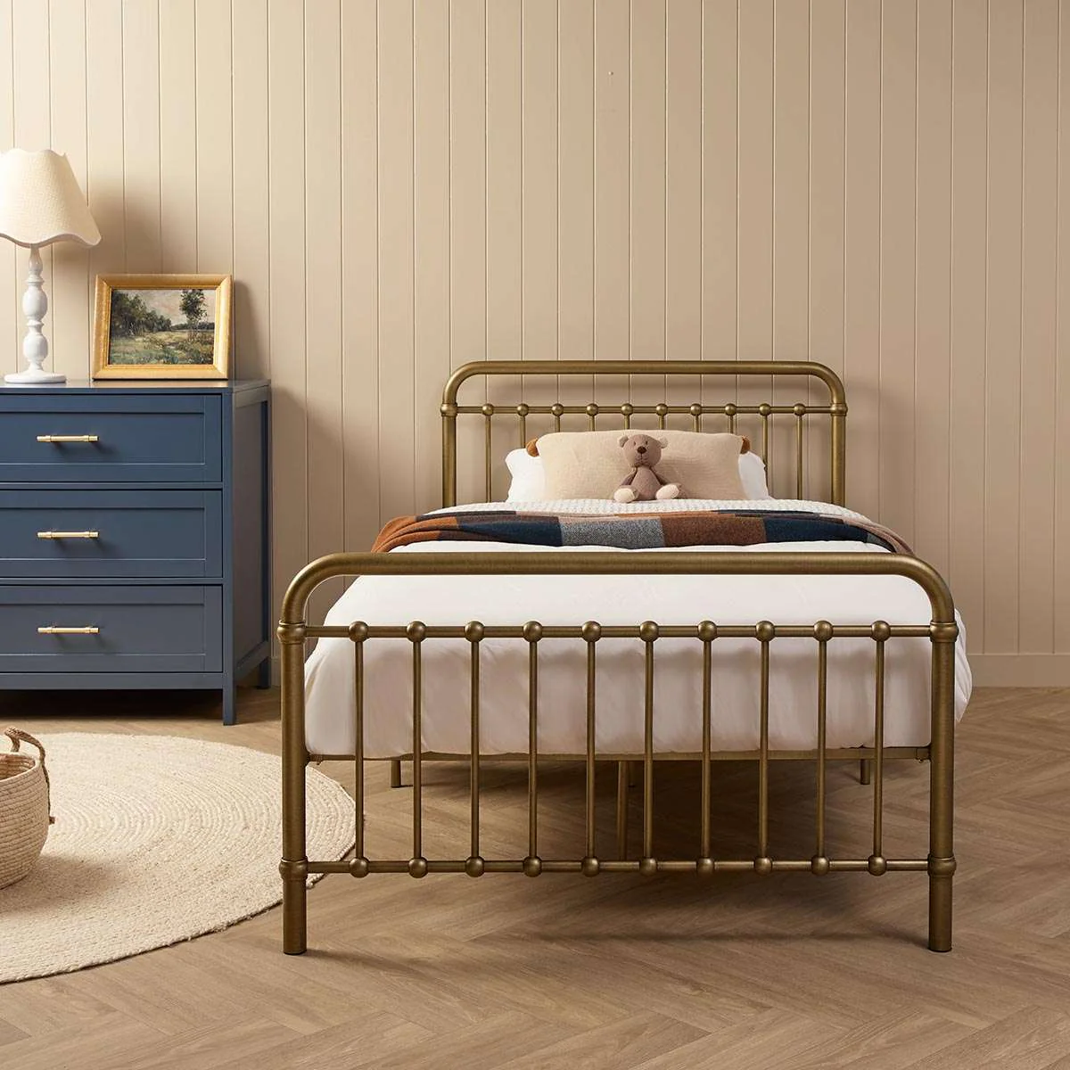 Sonata Bed - King Single - Bronze - Image 5