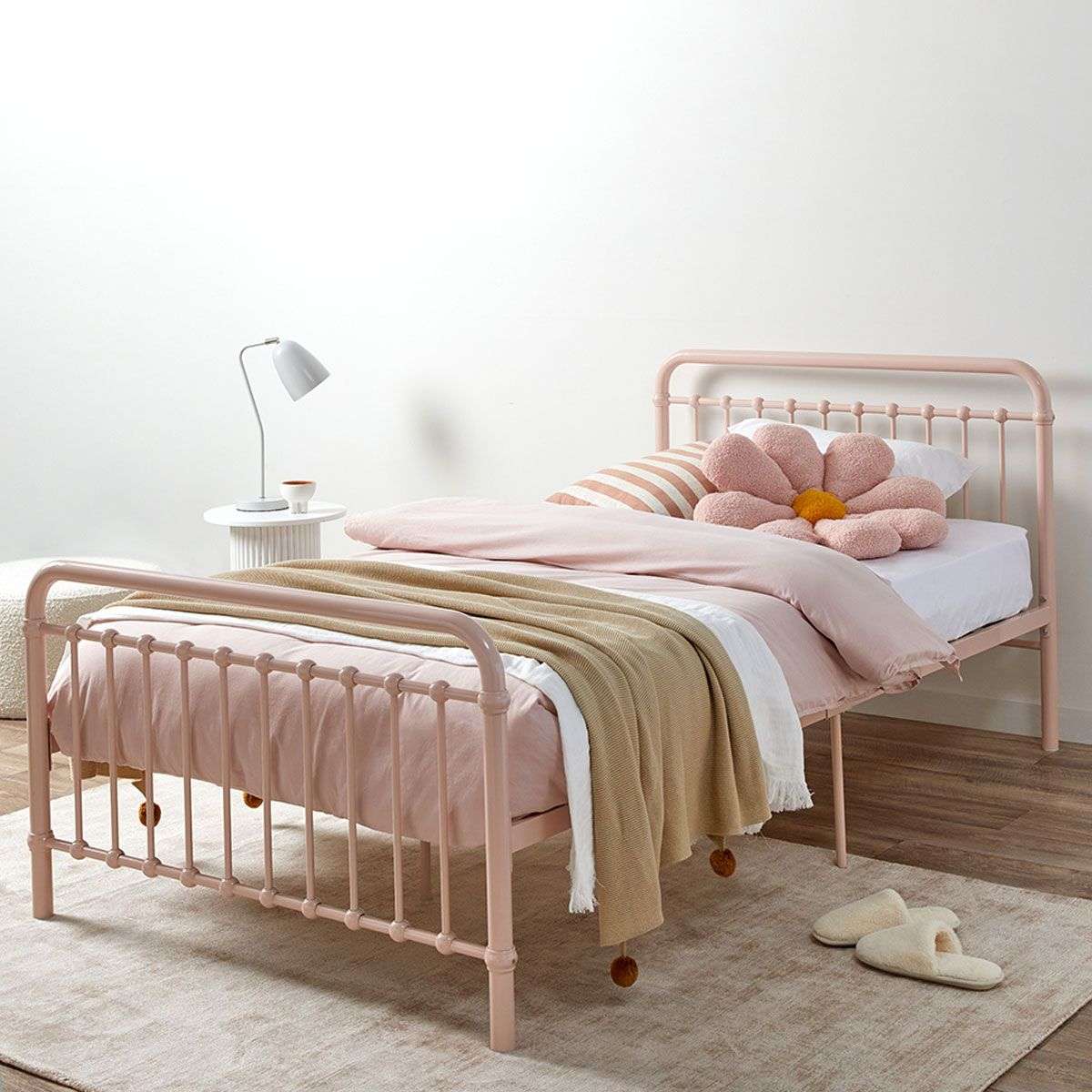 Sonata Bed - King Single - Pink - Image 3