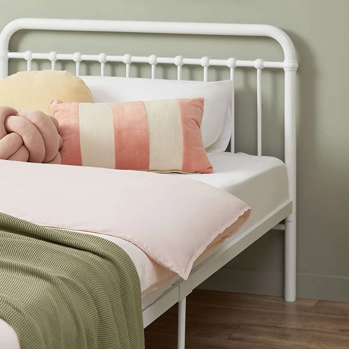 Sonata Bed - King Single - White - Image 2