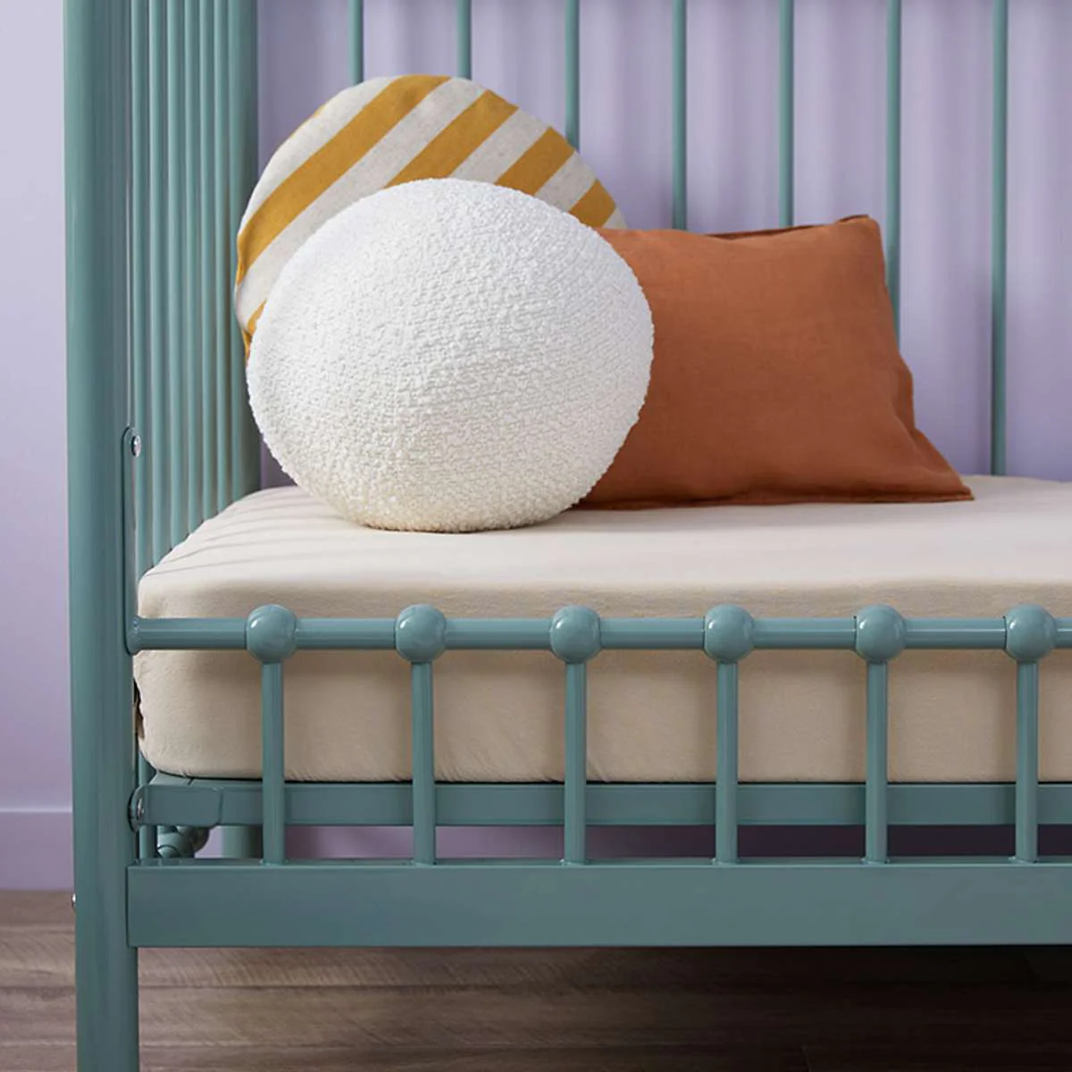 Sonata Cot Toddler Bed Conversion - Sage Green - Image 4