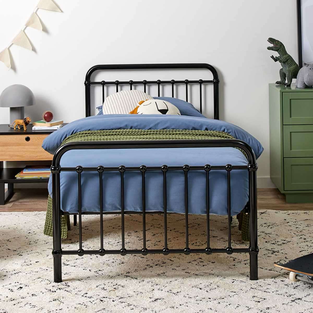 Sonata King Single Bed Black + Mattress Bundle - Image 2