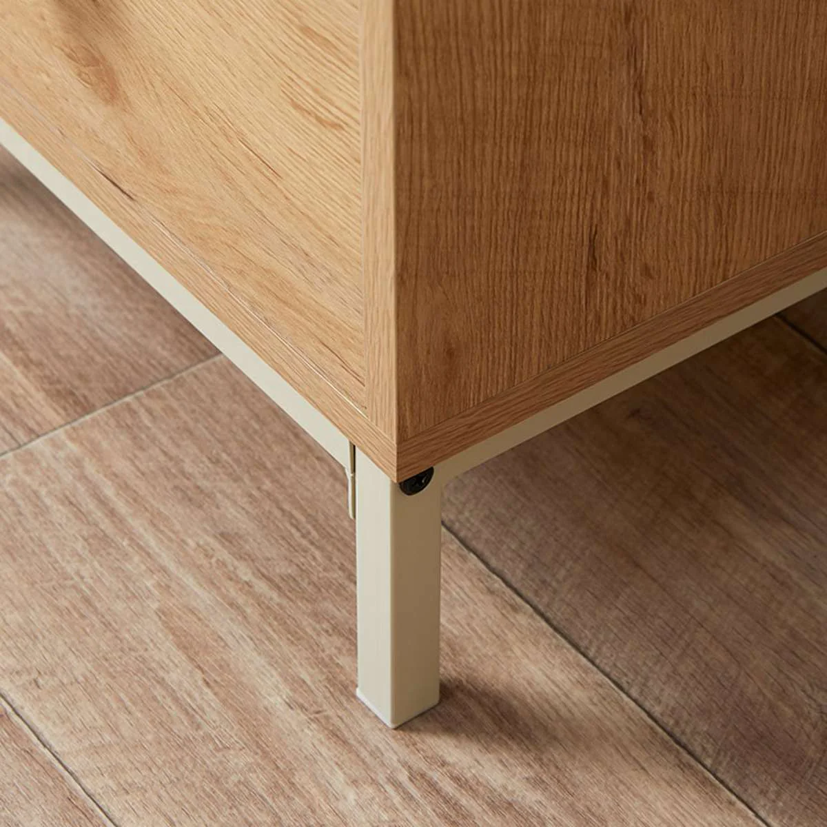 Spotty Bedside Table - Cream - Image 8