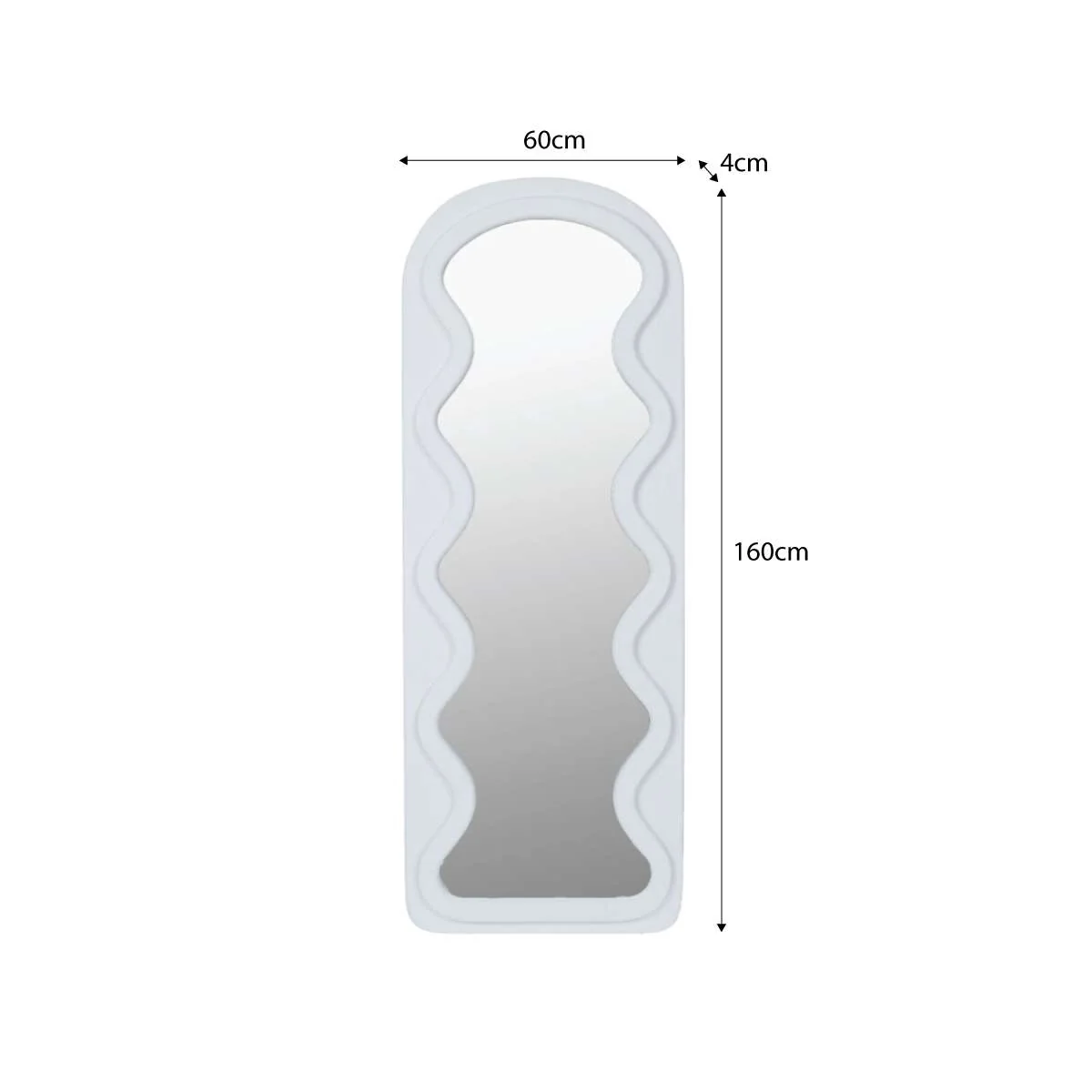 Squiggle Solid Wood Mirror - Image 8