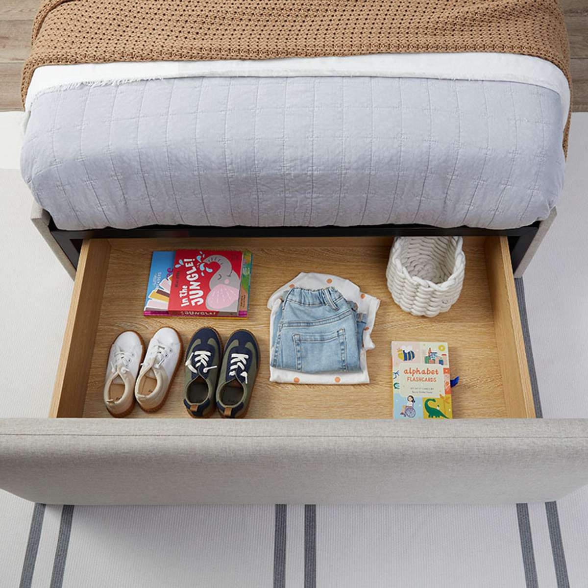 Sully Storage Single Bed - Natural - Image 8