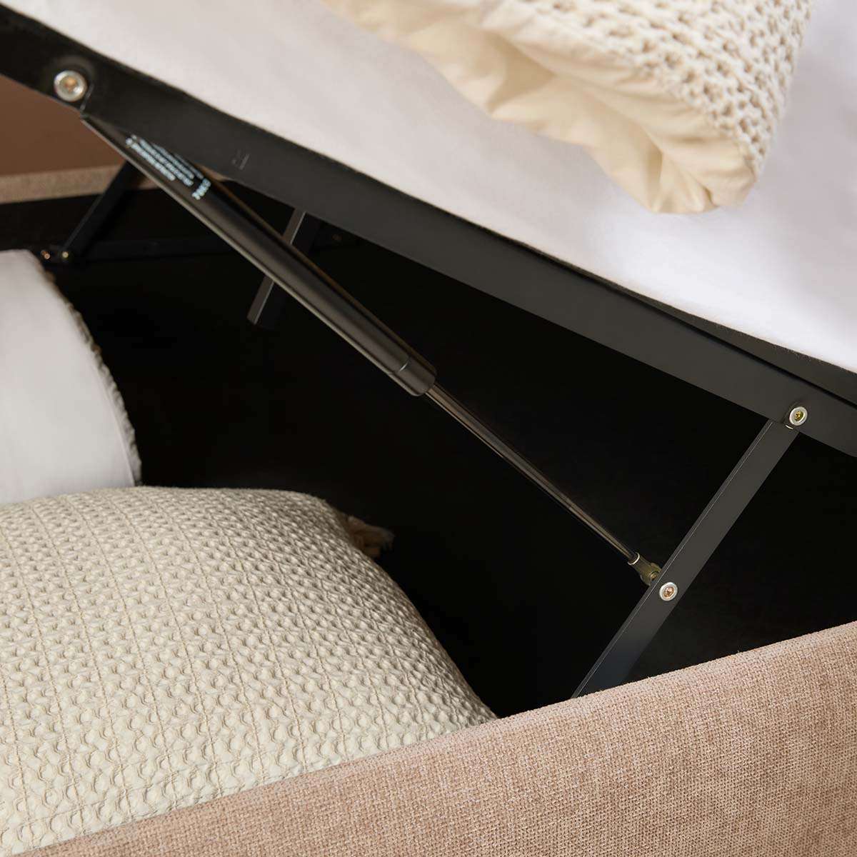 Tanner Storage Queen Bed - Beige - Image 9