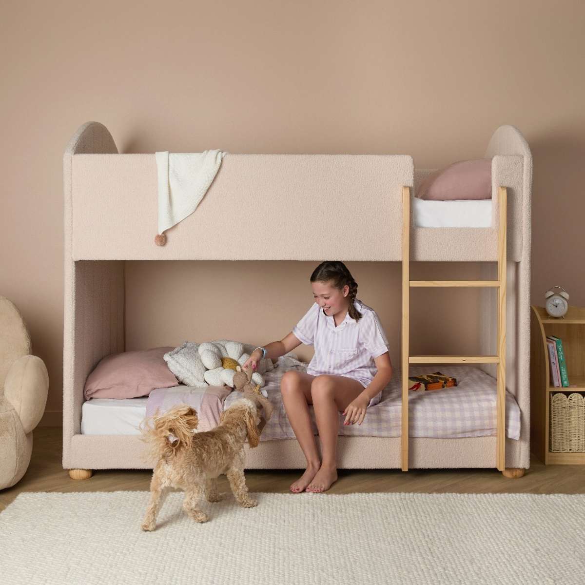 Teddy Bunk Bed - Beige - Image 11