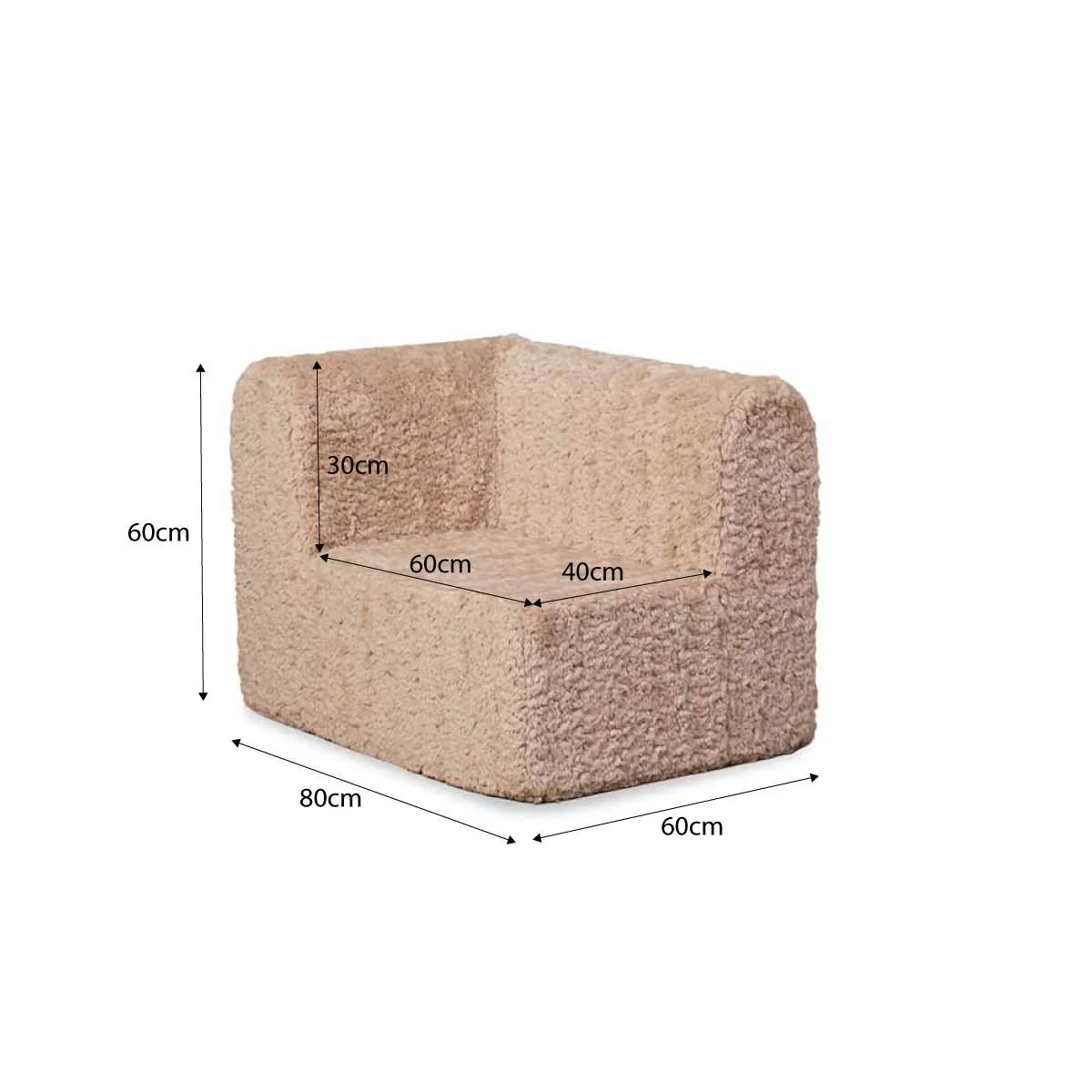 The Mini Chill Chaise Lounge - Beige - Image 12