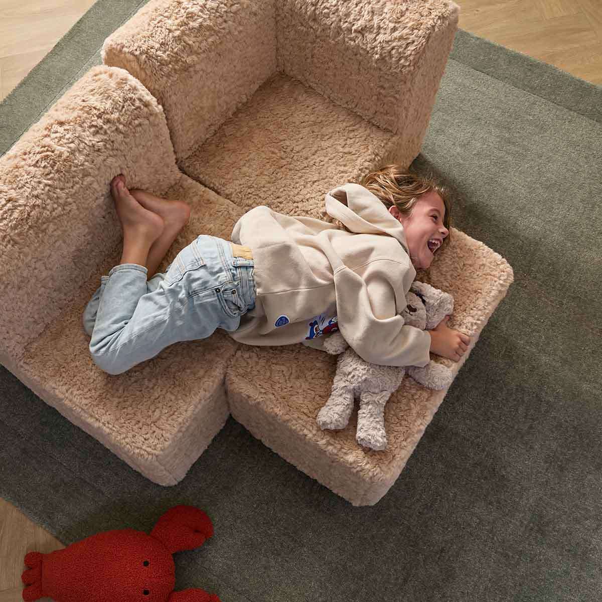 The Mini Chill Ottoman - Beige - Image 7