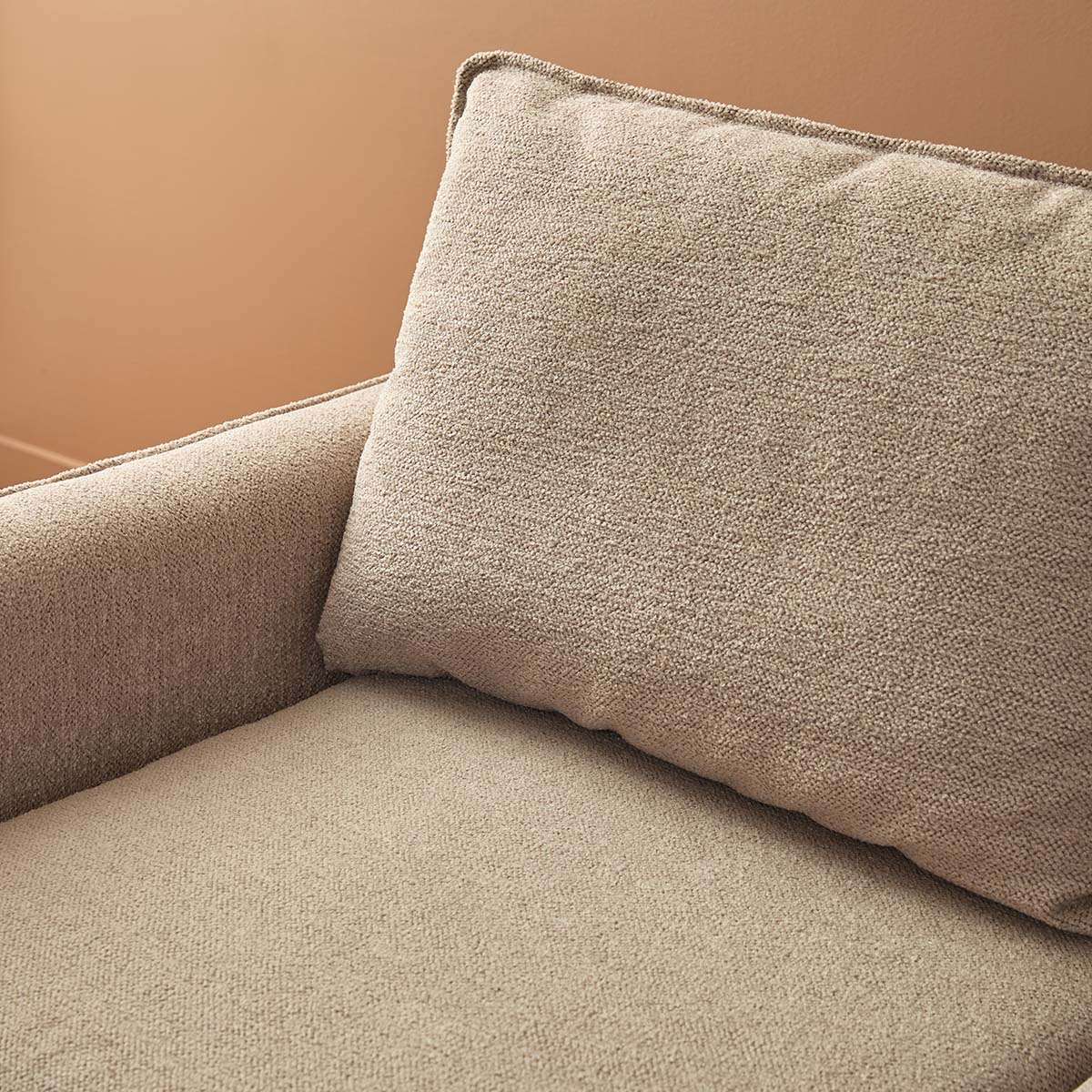 Tobie 2 Seater Sofa Bed - Natural - Image 5