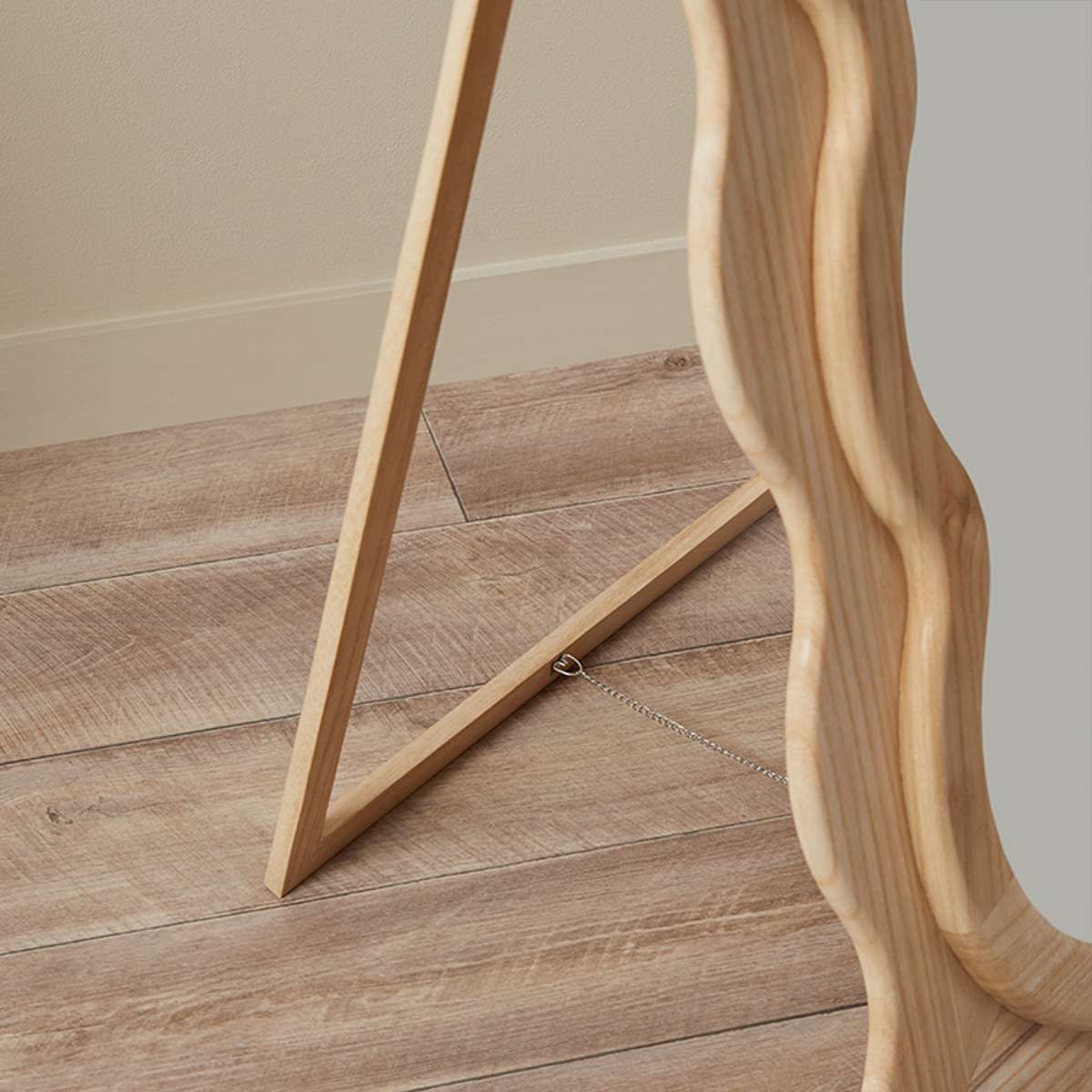 Wave Solid Wood Mirror - Image 5