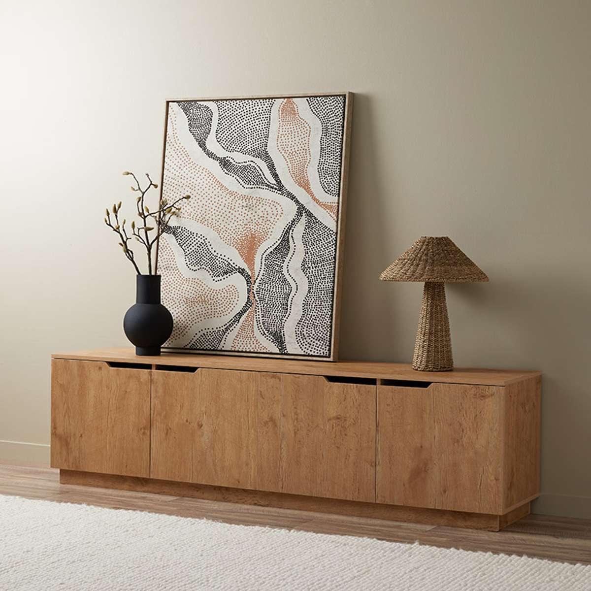 Zack Entertainment Unit - Natural - Image 3