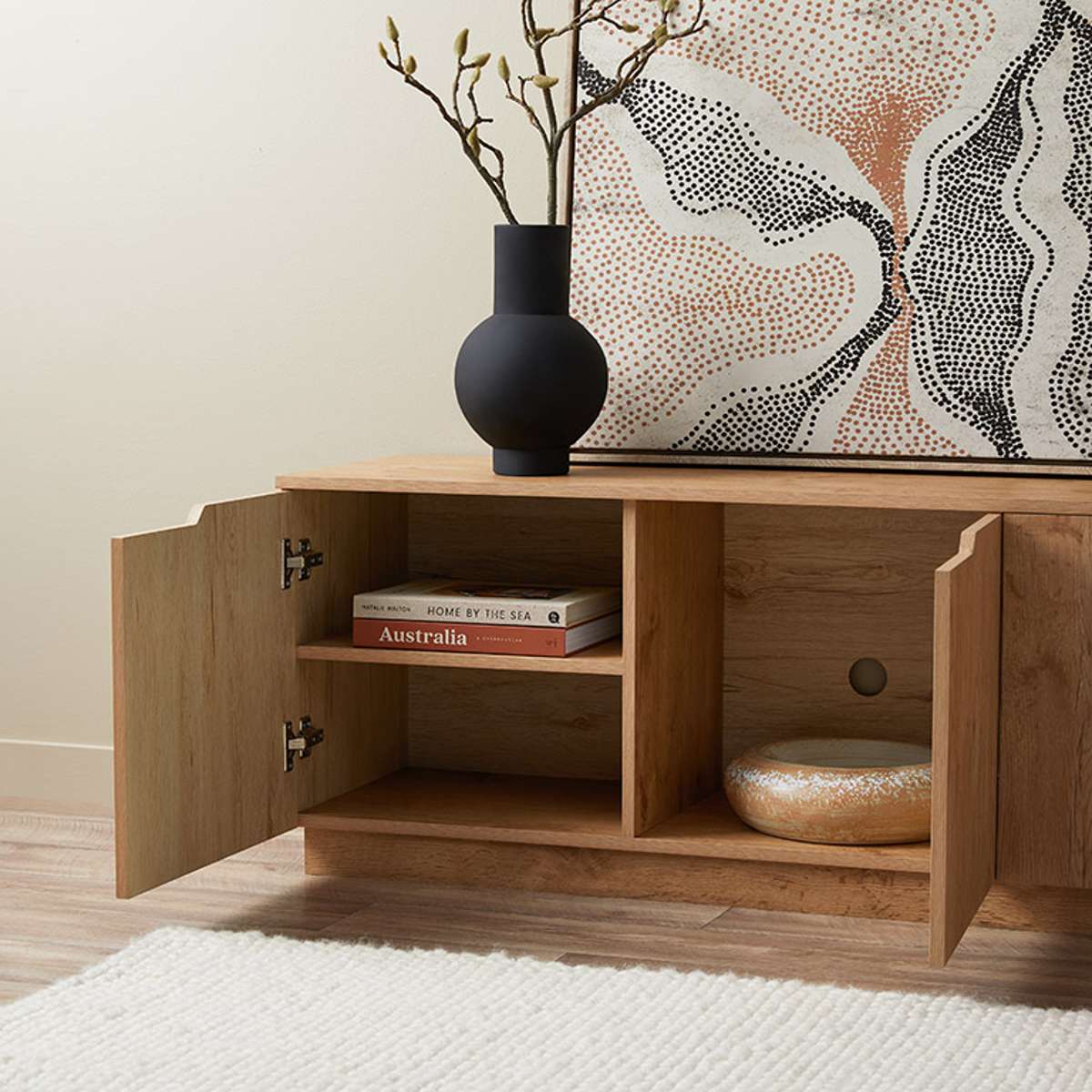 Zack Entertainment Unit - Natural - Image 5