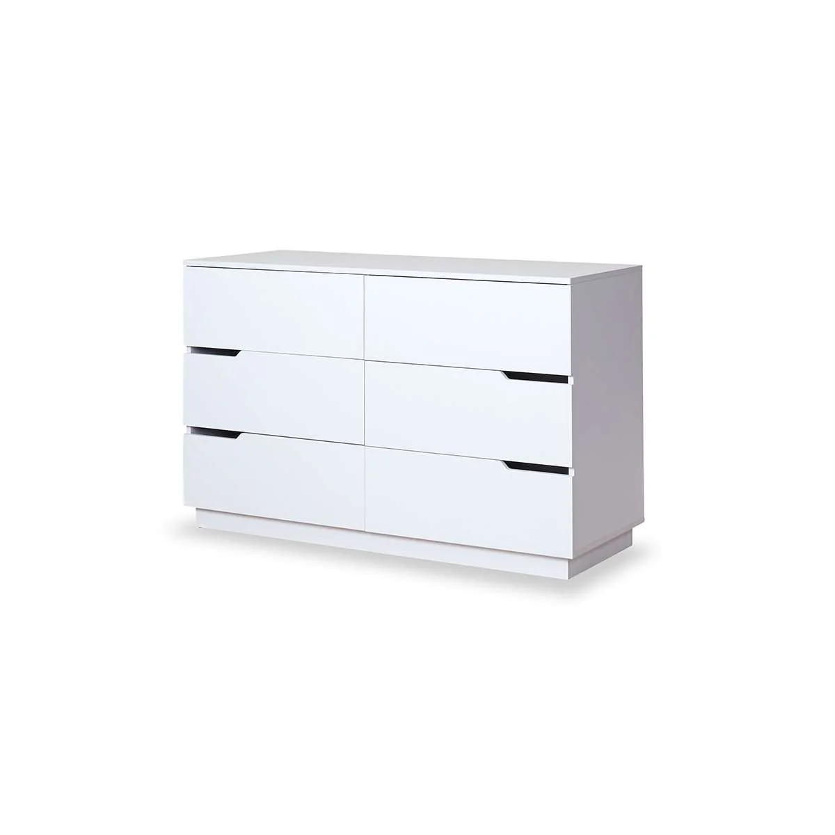 Zack Six Drawer - White - Image 9