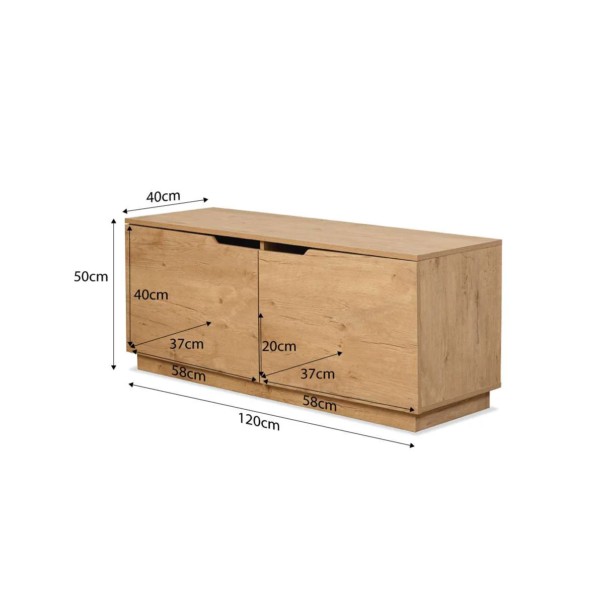 Zack Small Entertainment Unit - Natural - Image 8