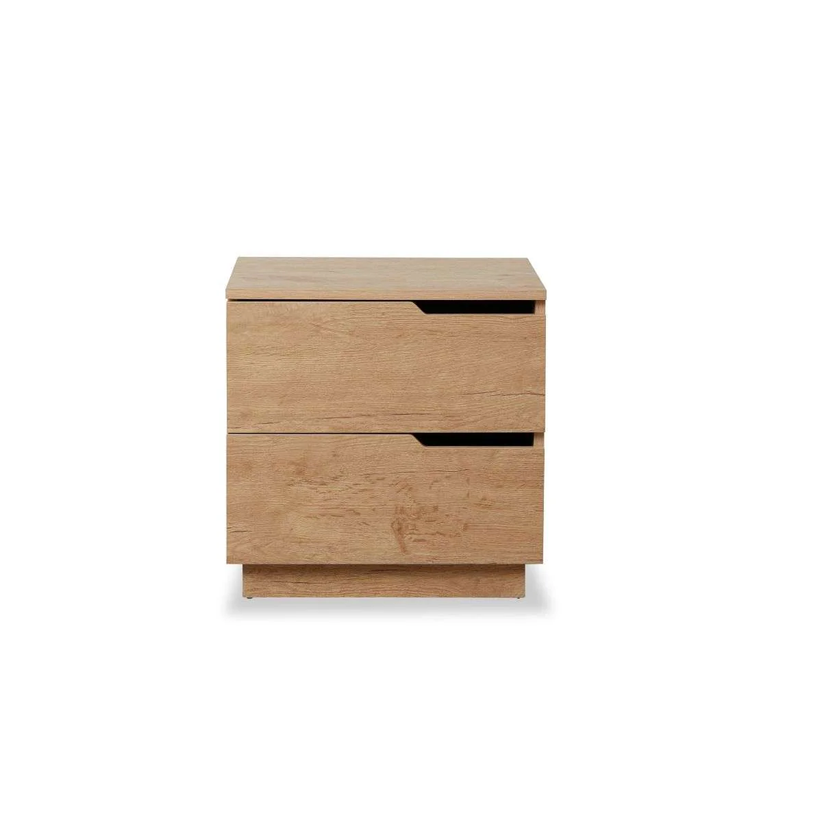 Zack Two Drawer Bedside Table - Natural - Image 9