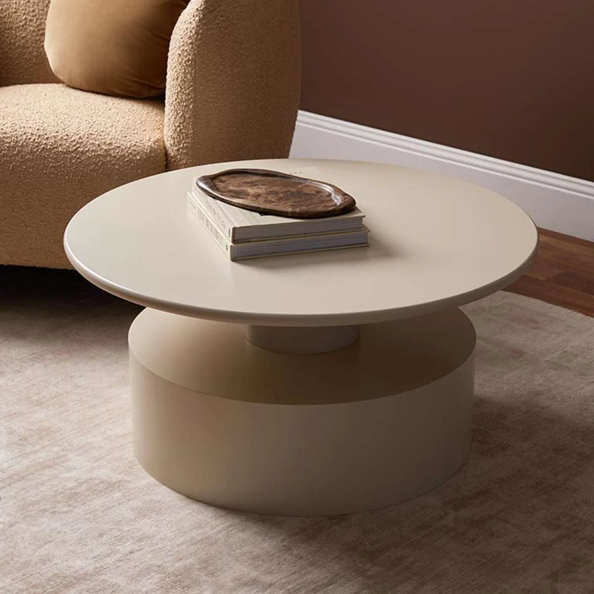 Zayne Coffee Table - Beige - Image 3