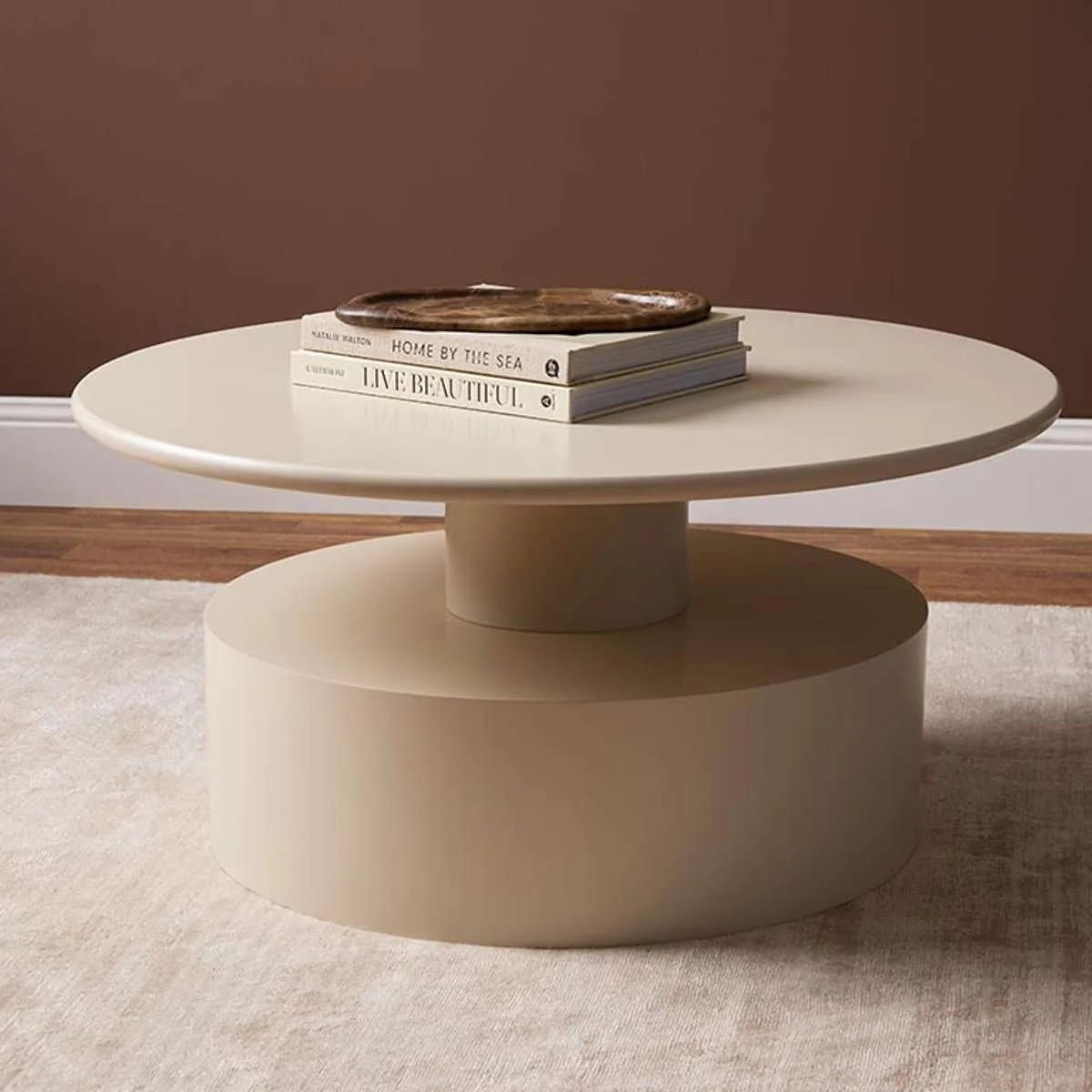 Zayne Coffee Table - Beige - Image 4