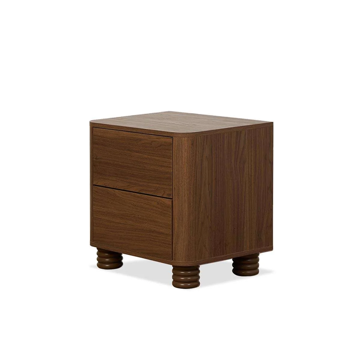 Ziggy Bedside Table - Walnut - Image 9